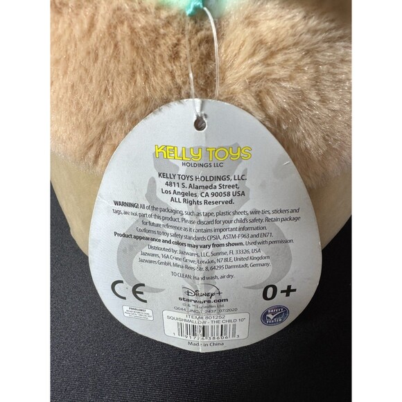 Squishmallows Star Wars Mandalorian Grogu The Child Baby Yoda 10" Plush Disney - Picture 7 of 10